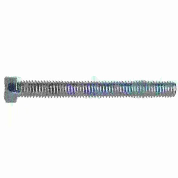 Midwest Fastener Grade 5, 7/16"-14 Hex Head Cap Screw, Zinc Plated Steel, 4 in L, 2 PK 933986 - main